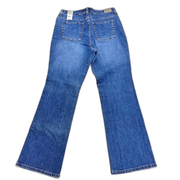 Kikit bootcut women jeans size 12 medium wash NWT Western Bohemian Casual Denim - Picture 5 of 6